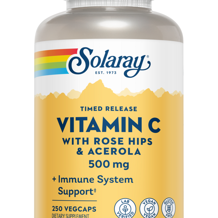 Solaray Vitamin C - Timed Release 500mg - 250 VegCaps