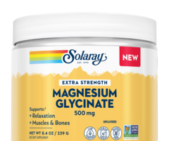 Solaray Magnesium Glycinate 500mg Powder 8.4 oz