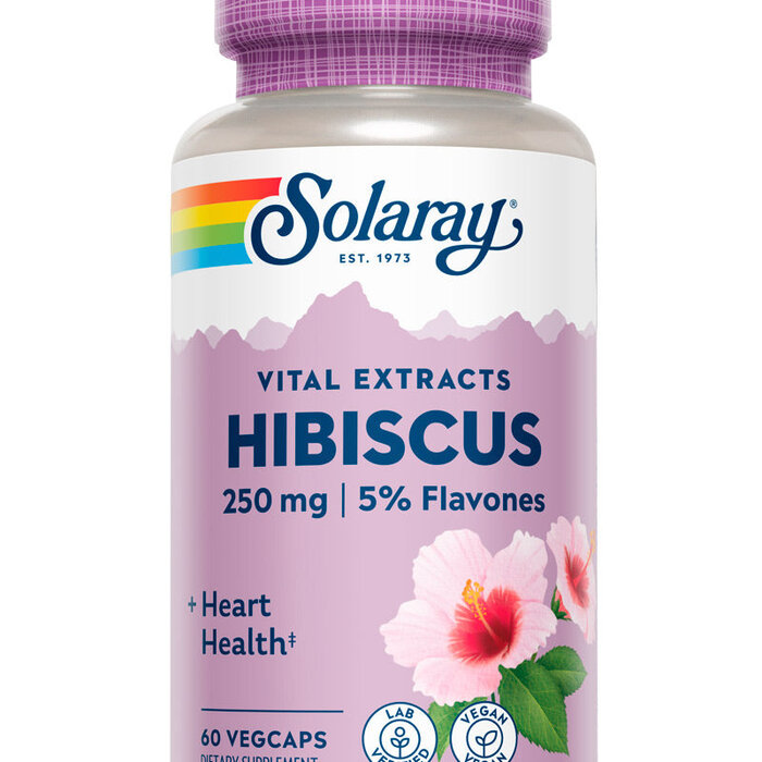 Solaray Hibiscus Extract 250mg 60 caps