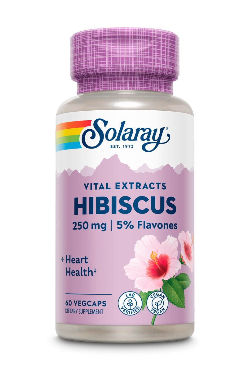 Solaray Hibiscus Extract 250mg 60 caps