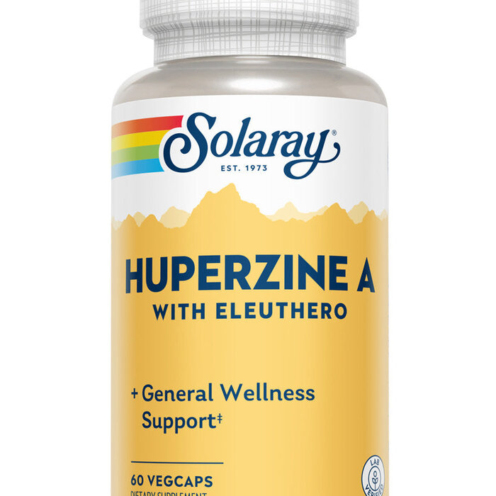Solaray Huperzine A with Eleuthero - 60 vegcaps