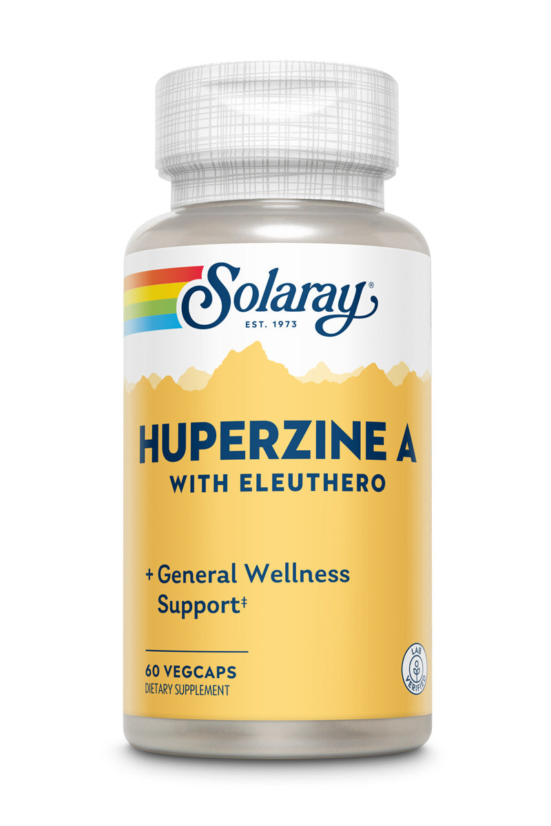 Solaray Huperzine A with Eleuthero - 60 vegcaps