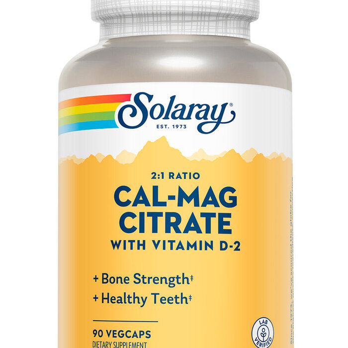 Solaray Cal-Mag Citrate Vitamin D - 90 capsules