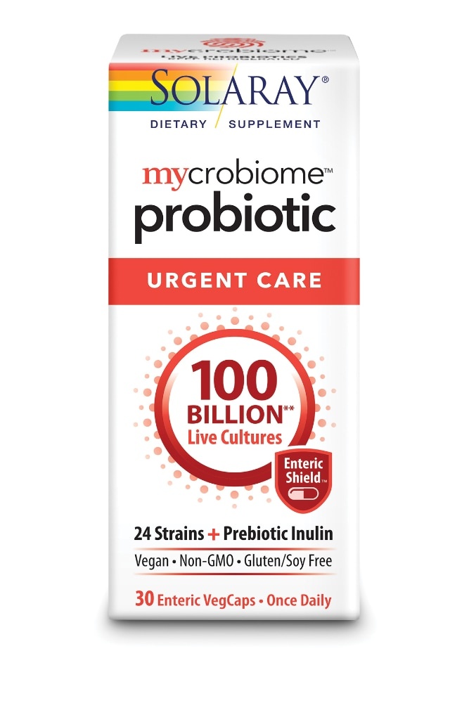 Solaray Microbiome Probiotic Urgent Care 30cap