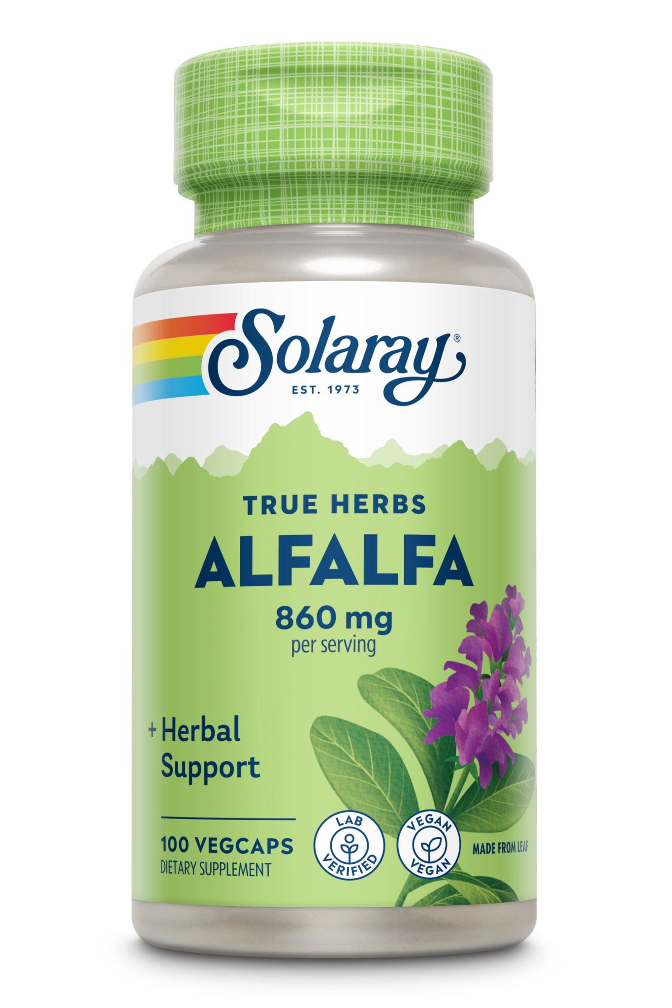 Solaray Alfalfa - 100 vegetable capsules