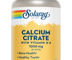 Solaray Calcium Citrate w/D-3 180caps