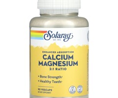 Solaray Calcium Magnesium 2:1 90caps