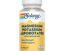 Solaray Magnesium Potassium Asporotates - 60 vegcaps