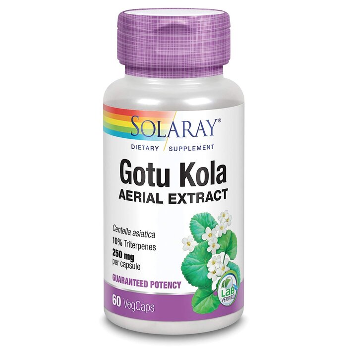 Solaray Gota Kola Aerial Extract 250mg 60caps