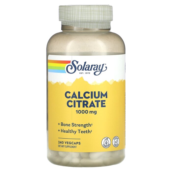 Solaray Calcium Citrate 1000mg 240cap