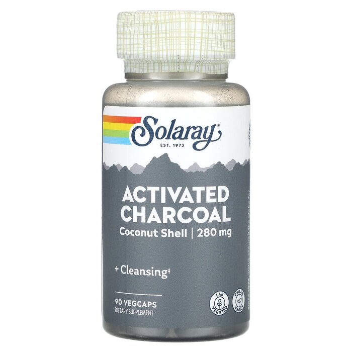 Solaray Activated Charcoal 90 capsules