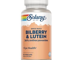 Solaray Bilberry & Lutein One Daily 160mg 30cap