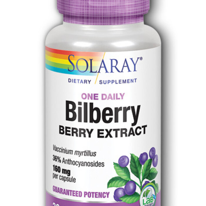Solaray Bilberry One Daily 30 caps