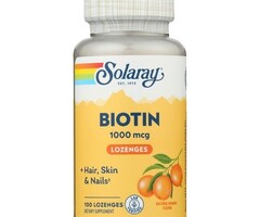 Solaray Biotin 1000 mcg. 100 Lozenge