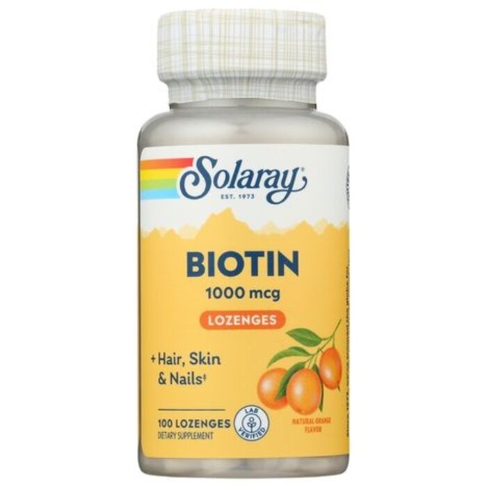 Solaray Biotin 1000 mcg. 100 Lozenge
