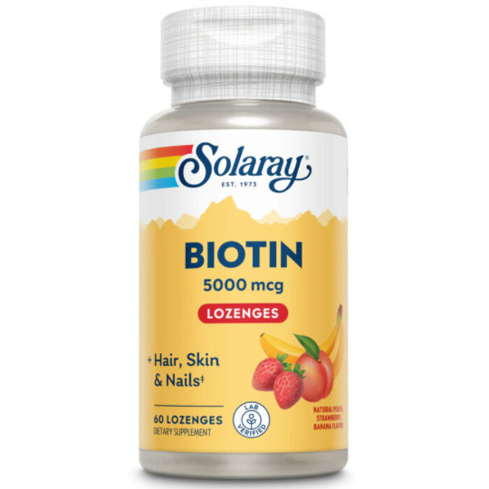 Solaray Biotin 5000mcg Peach