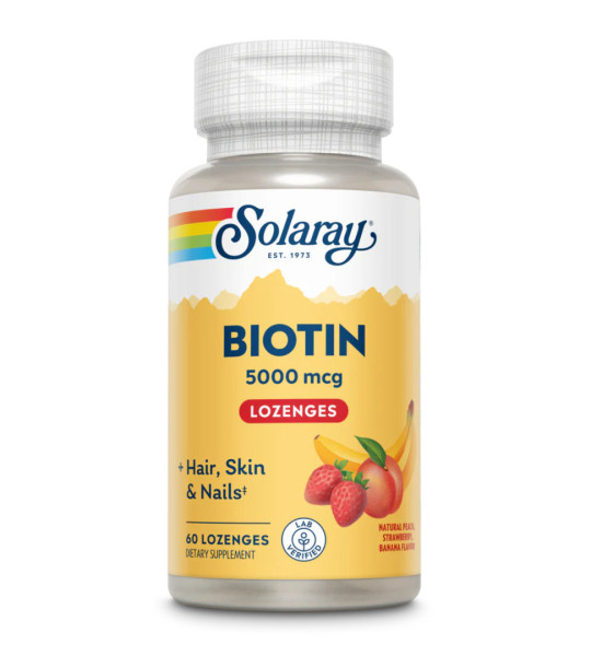 Solaray Biotin 5000mcg Peach