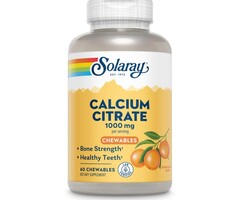 Solaray Calcium Citrate Chewable - Orange 60 ct