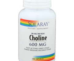 Solaray Choline 600mg-Timed-Release