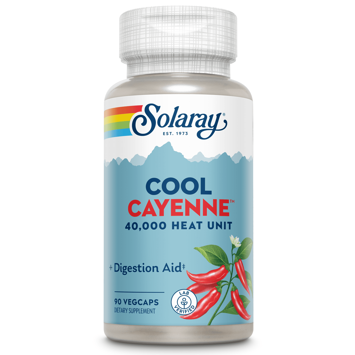 Solaray Cool Cayenne 40,000 90caps