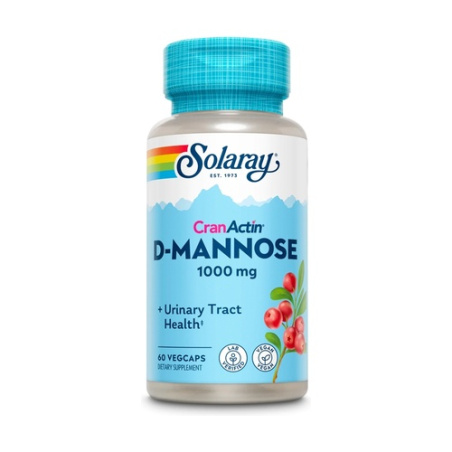 Solaray D-Mannose w/CranActin 60 vegcaps
