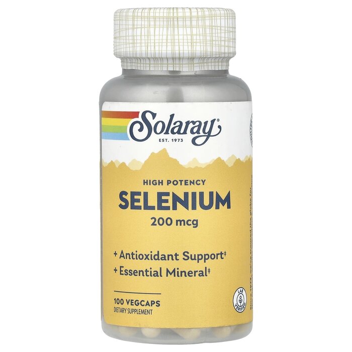Solaray Selenium 200mcg 100cap