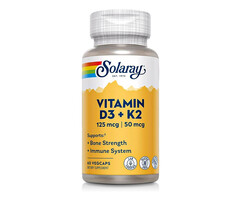 Solaray Vitamin D-3 & K-2 60cap