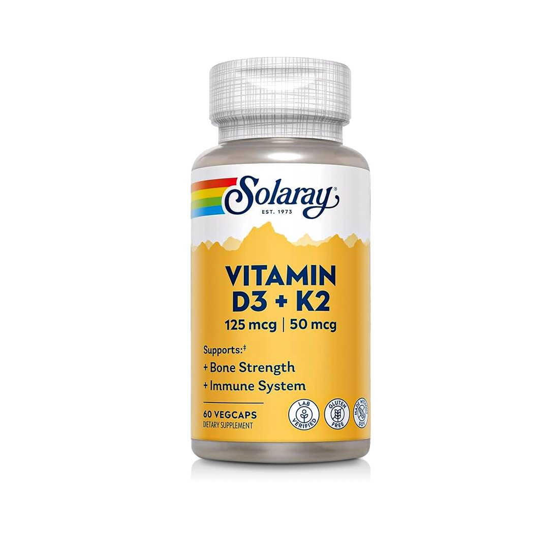 Solaray Vitamin D-3 & K-2 60cap