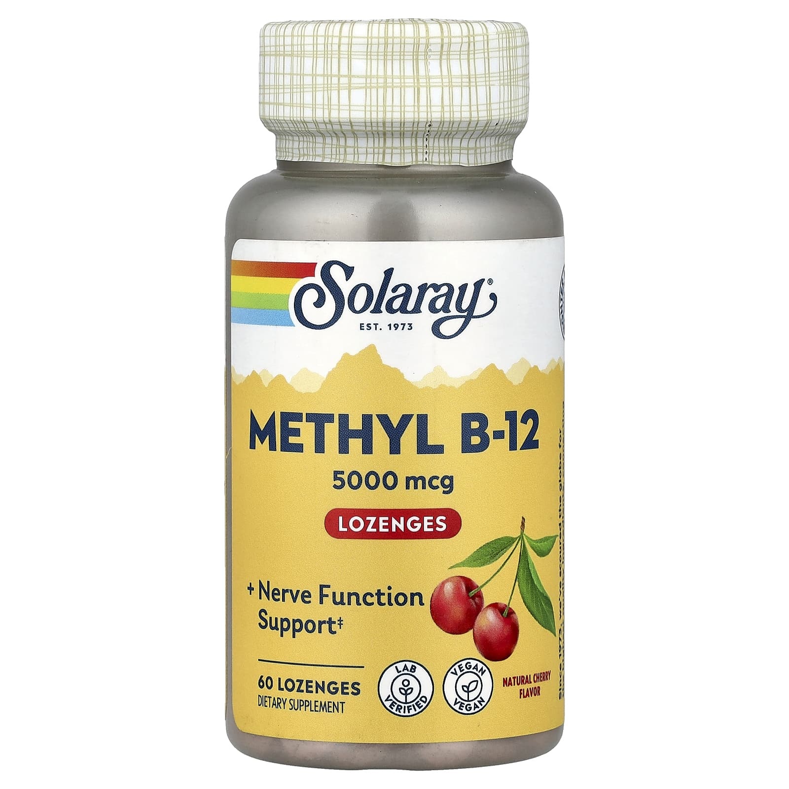 Solaray Methyl B-12 High Potency Lozenge 60