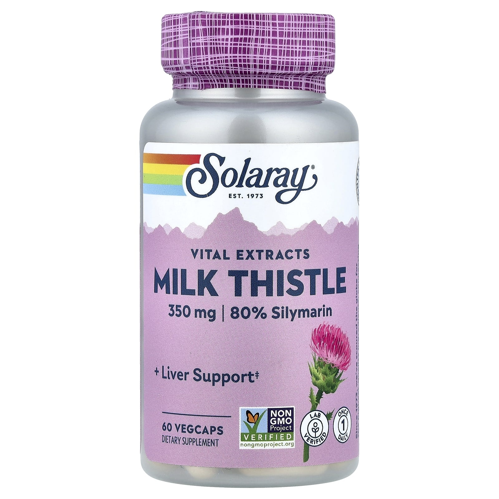 Solaray Milk Thistle One Daily-60 capsules