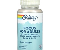 Solaray Focus for Adults 60cap