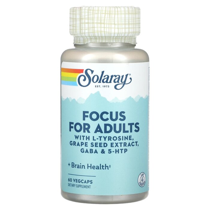 Solaray Focus for Adults 60cap