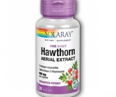 Solaray Hawthorn  600mg One Daily 30 capsules