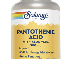 Solaray Pantothenic Acid 500mg 100caps