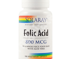 Solaray Folic Acid 800 mcg