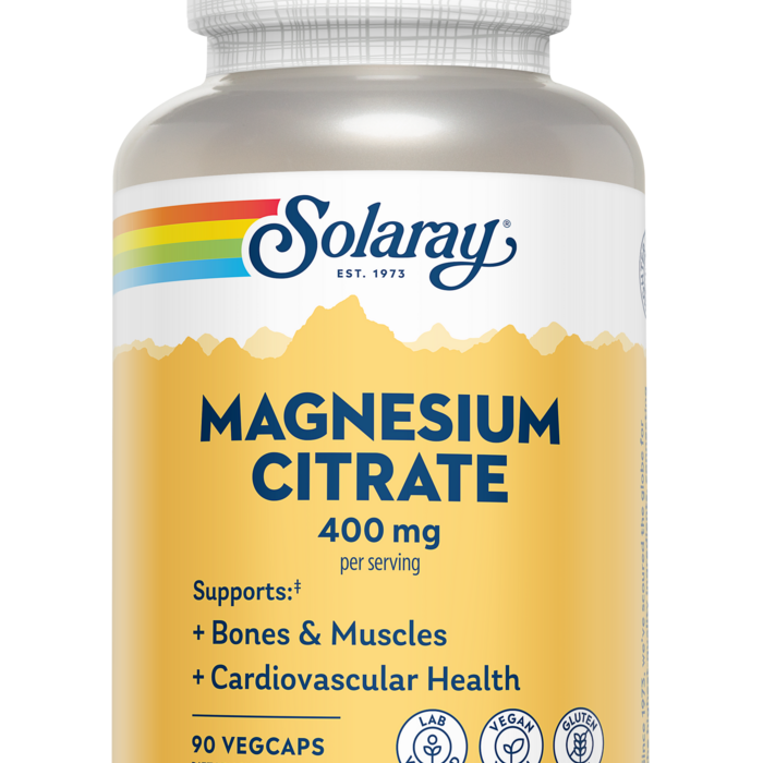 Solaray Magnesium Citrate 400mg 90 caps