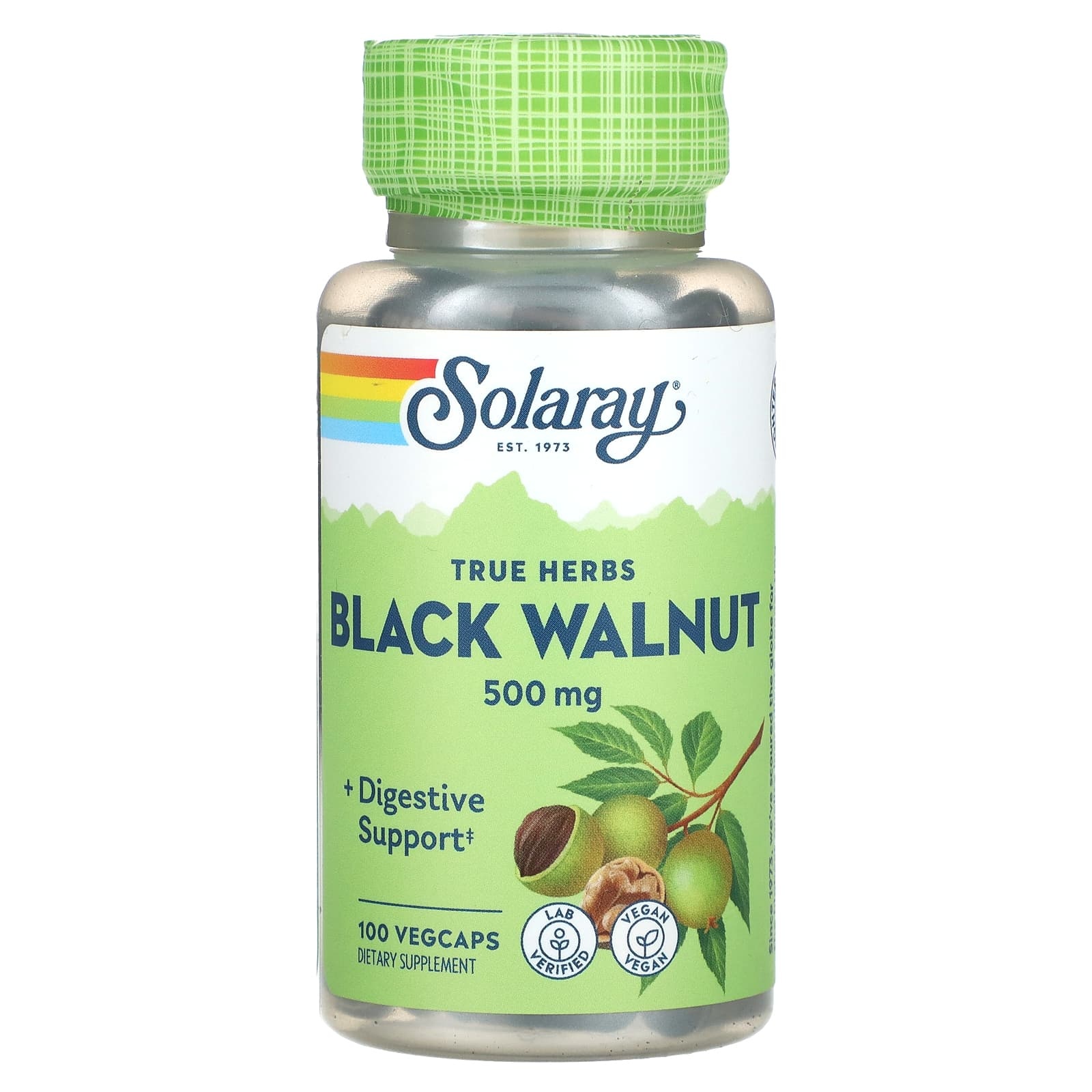 Solaray Black Walnut Hull 500mg 100cap
