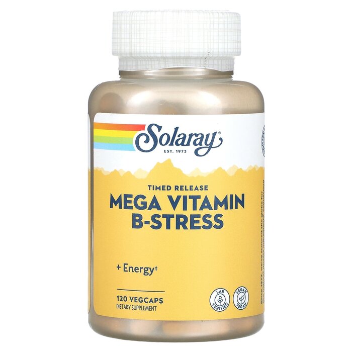 Solaray Solaray Mega B-Stress 120 capsules