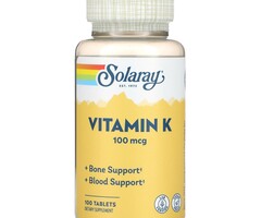Solaray Vitamin K 100 mcg 100 tablets