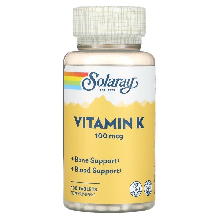 Solaray Vitamin K 100 mcg 100 tablets