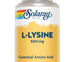 Solaray L-Lysine- 60 Caps. 500 mg