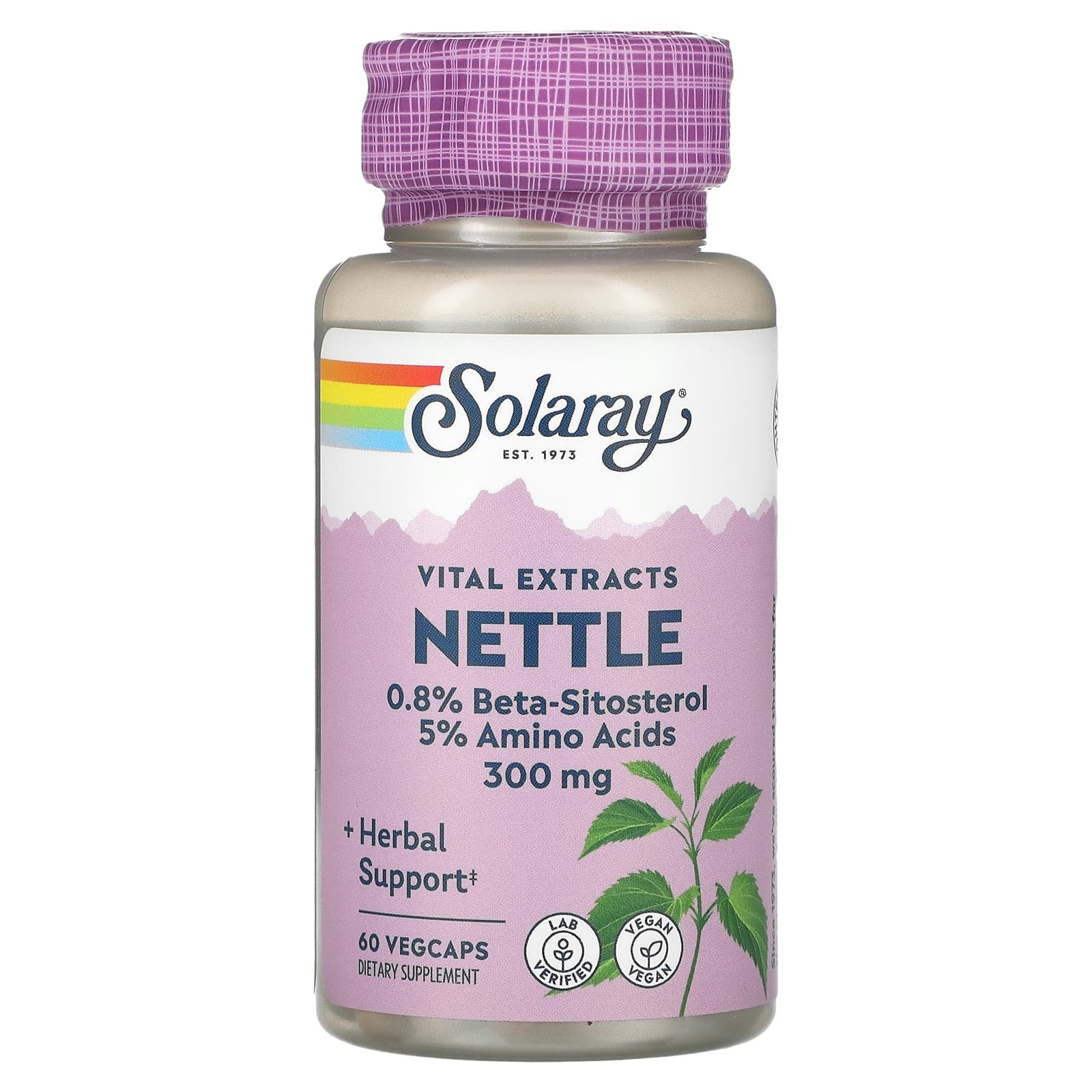 Solaray Nettle Root Extract 300mg 60 capsules