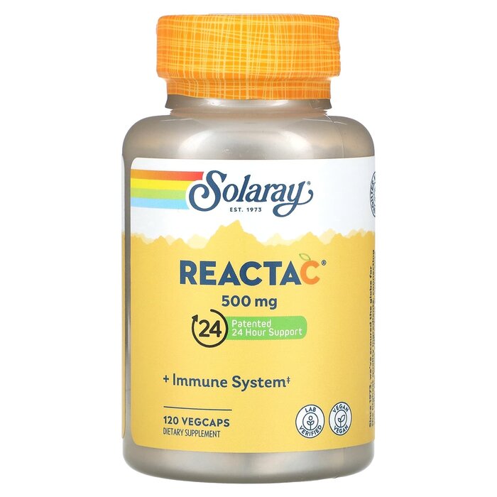 Solaray Reacta-C 500mg - 120 capsules