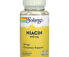 Solaray Niacin 500mg 100caps