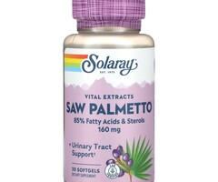 Solaray Saw Palmetto Berry Extract  160mg 30gel