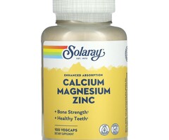 Solaray Calcium Magnesium Zinc 100 capsules