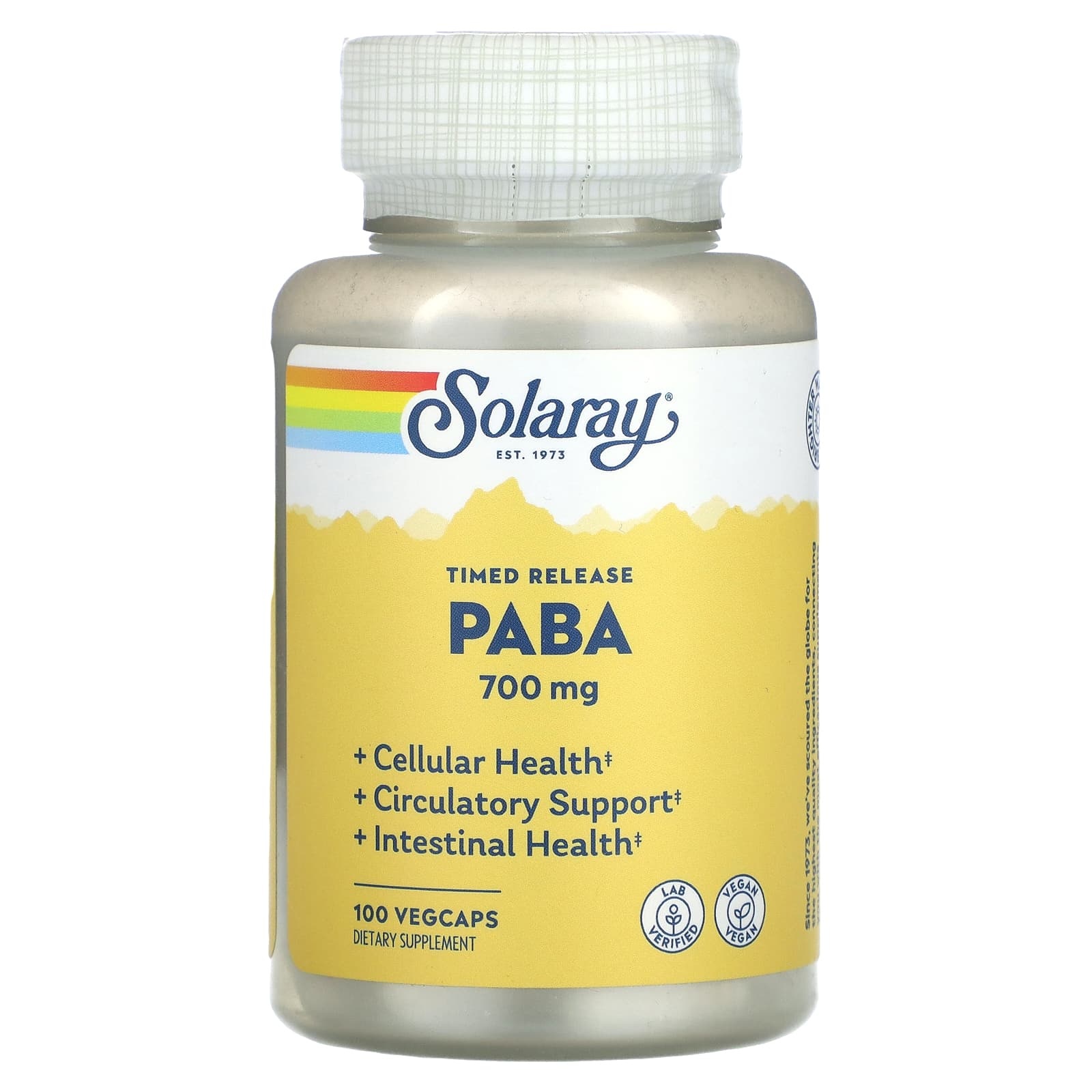 Solaray PABA 700mg Timed Release
