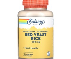 Solaray Red Yeast Rice 120 Vegcaps