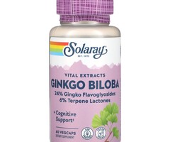 Solaray Ginkgo Biloba 60mg-60 Capsules