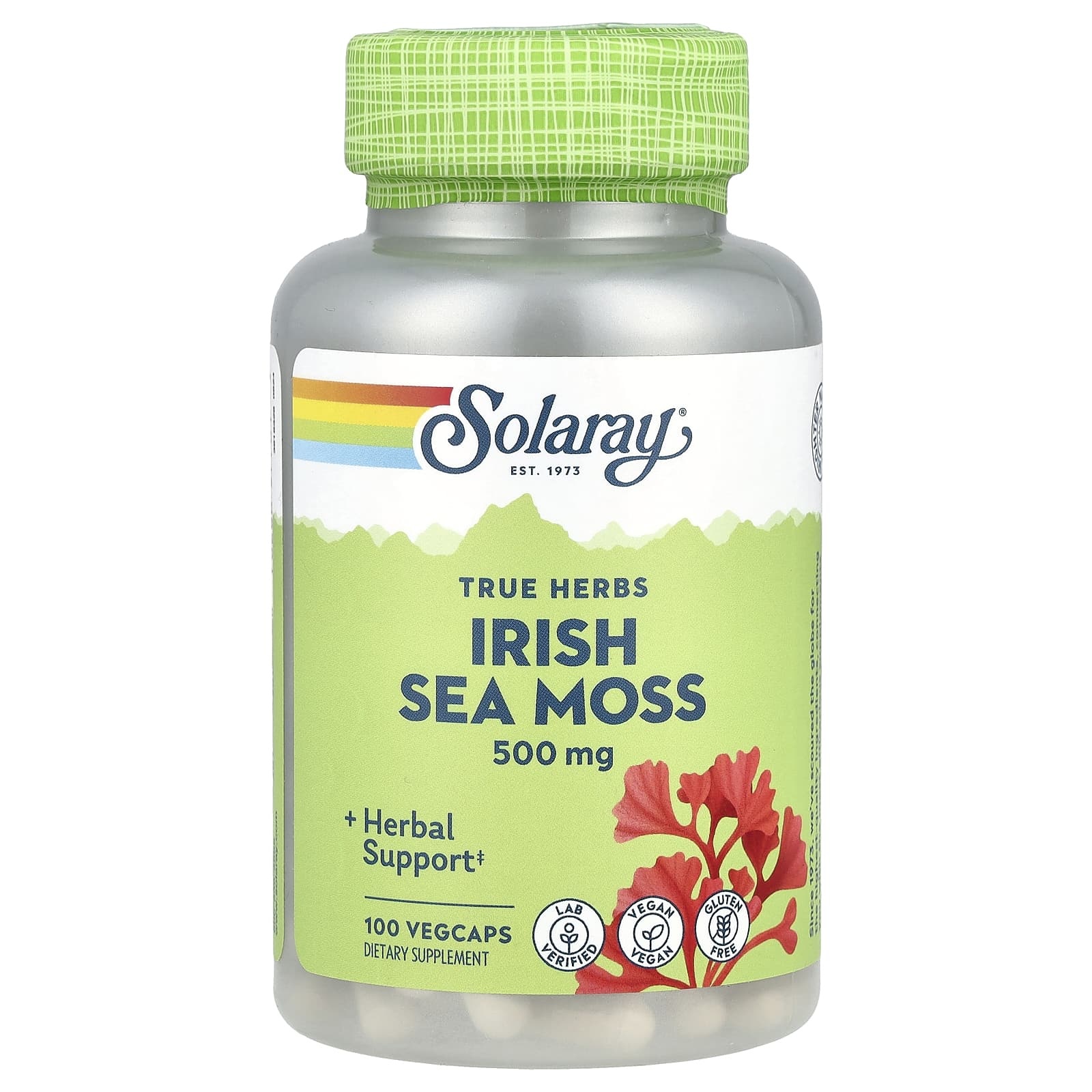 Solaray Irish Sea Moss 500mg 100 veg caps